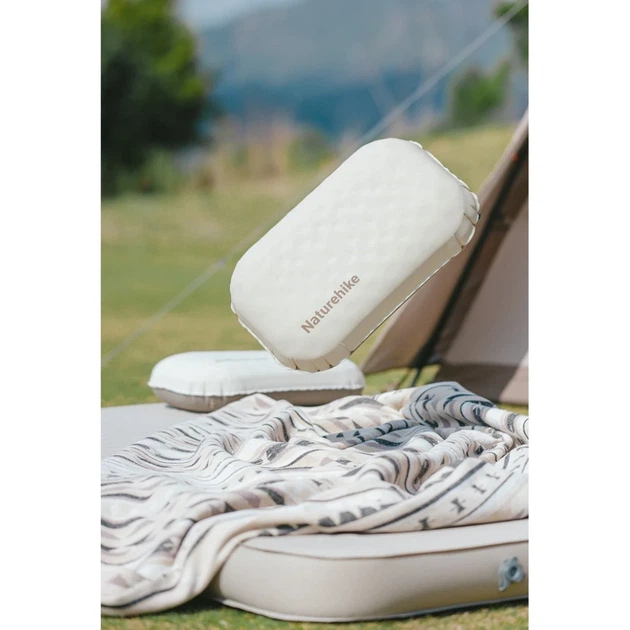 Подушка надувна ультралегка Naturehike CNK2300DZ024 прямокутна велика - Фото 2 Подушка надувна ультралегка Naturehike CNK2300DZ024 прямокутна велика - зображення 2