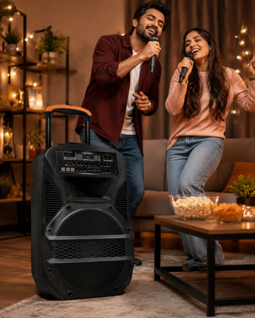 Портативная колонка BT 115 / Портативная колонка Su-Kam BT115D / Bluetooth, USB, FM акустична караоке-система - изображение 4