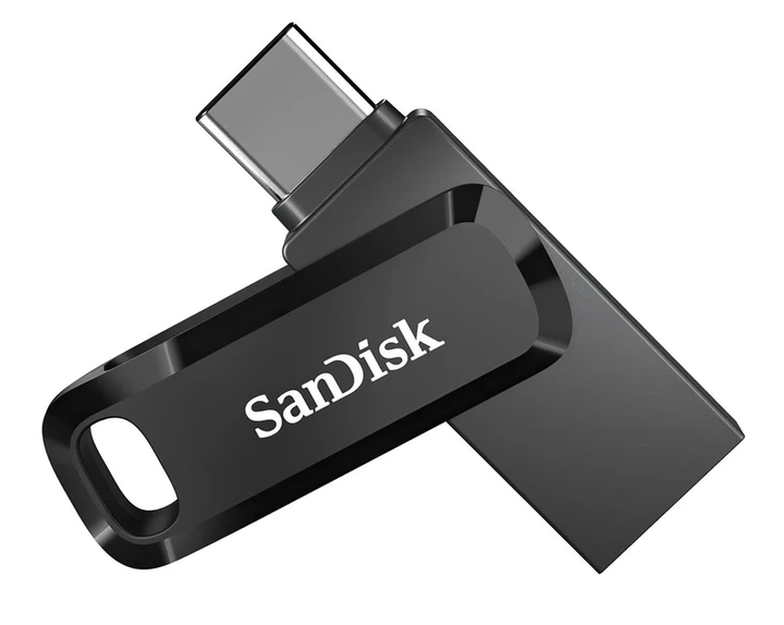 Флеш-накопичувач SanDisk USB 3.1 Ultra Dual Go Type-C 128Gb (150 Mb/s) - зображення 4