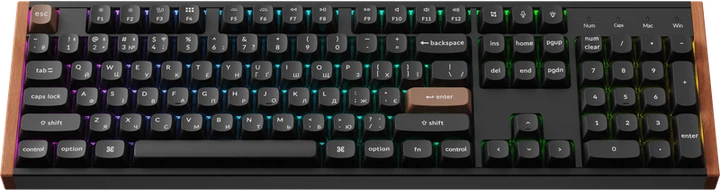 Клавіатура бездротова Keychron K10 HE Magnetic Switch Black RGB (K10H-F1-UA) - изображение 2