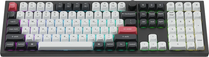 Клавіатура бездротова Keychron Q6 HE Magnetic Switch Black RGB (Q6H-M1-UA) - изображение 2