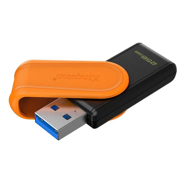 Флеш-накопичувач Kingston USB 3.2 DT Exodia S 256GB Black/Orange - зображення 3