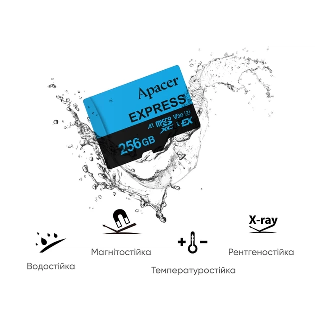 Карта пам'яті microSDXC (UHS-1 U3) Apacer Express 128Gb class 10 V30 A1 Read/Write:810/700 MB/sec (Compatible with Nintendo Switch 2) - Фото 7 Карта пам'яті microSDXC (UHS-1 U3) Apacer Express 128Gb class 10 V30 A1 Read/Write:810/700 MB/sec (Compatible with Nintendo Switch 2) - изображение 7