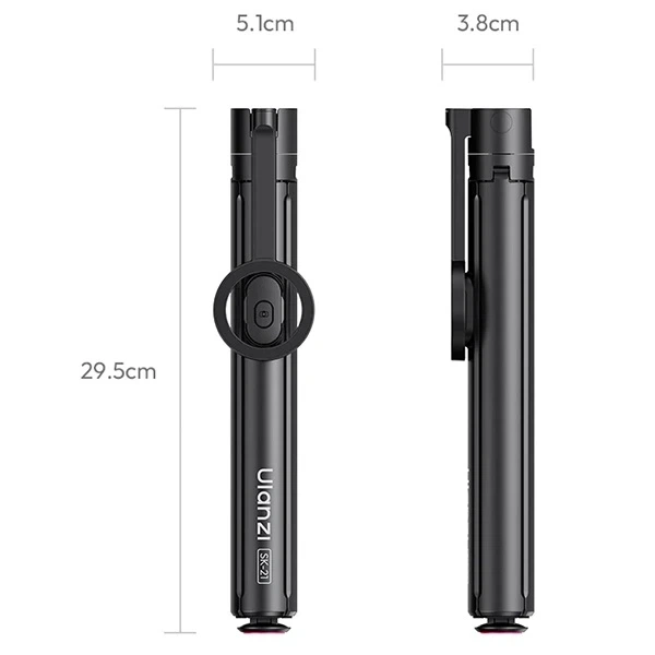 Штатив Ulanzi SK-21 Magnetic Auto-Open Tripod (180cm) Black - зображення 5
