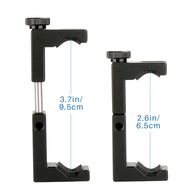 Тримач для телефону Ulanzi Vijim Iron Man II Phone Tripod Mount black (UV-0849 ST-02S) - Фото 4 Тримач для телефону Ulanzi Vijim Iron Man II Phone Tripod Mount black (UV-0849 ST-02S) - изображение 4