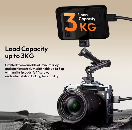 Шарнірне кліплення Ulanzi HD02 10-inch Magic Arm Kit (T098 HD02) - изображение 4
