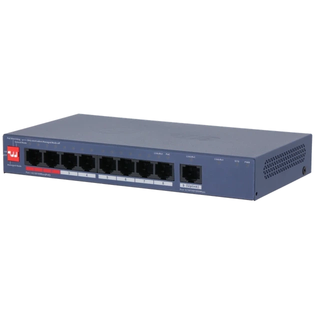 Коммутатор Dahua DH-CS4009-8ET1GT-110 управляемый PoE 8 портов 110 Вт - Фото 1 Коммутатор Dahua DH-CS4009-8ET1GT-110 управляемый PoE 8 портов 110 Вт - изображение 1