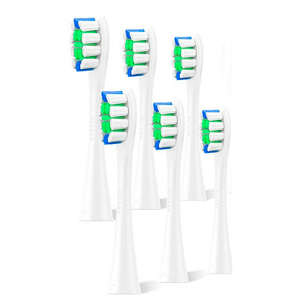 Насадка Oclean P1C1 W06 Professional Clean Белая 6 шт сменных для зубной щетки - изображение 6