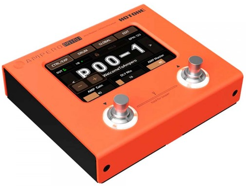 Педаль ефектів Hotone Audio Ampero Mini OR Orange (SUP_KC69) - Фото 2 Педаль ефектів Hotone Audio Ampero Mini OR Orange (SUP_KC69) - зображення 2