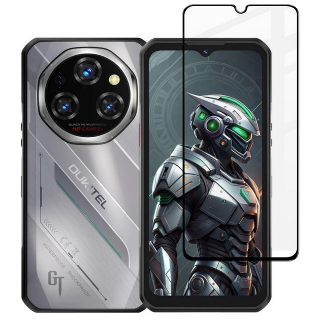 Защитное стекло Fiji Premium для Oukitel WP62 полная проклейка Anti-Static черный - Фото 1 Защитное стекло Fiji Premium для Oukitel WP62 полная проклейка Anti-Static черный - изображение 1