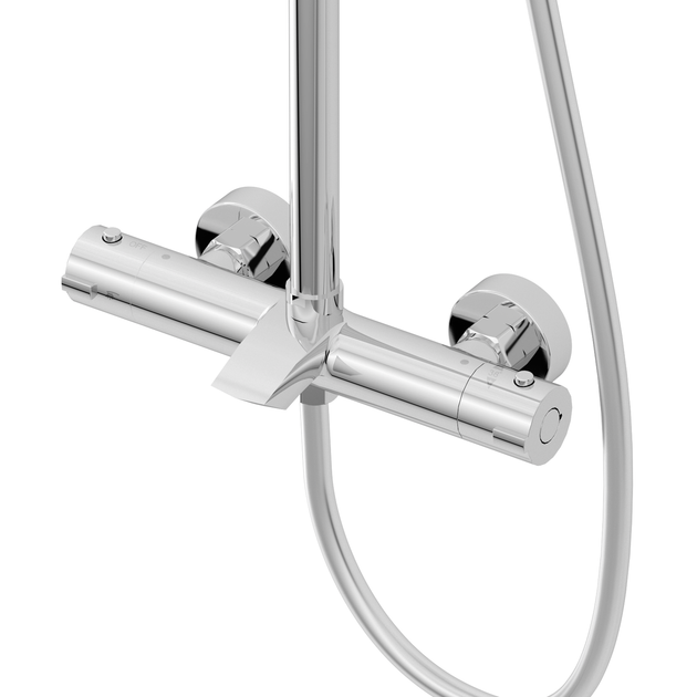 Душова система з термостатом для ванни IMPRESE MODUS t048B08201SR, хром - Фото 4 Душова система з термостатом для ванни IMPRESE MODUS t048B08201SR, хром - зображення 4