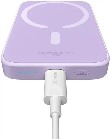 УМБ Baseus Magnetic Mini Air 20W 6000mAh Nebula Purple (P10059002513-00) - Фото 4 УМБ Baseus Magnetic Mini Air 20W 6000mAh Nebula Purple (P10059002513-00) - зображення 4