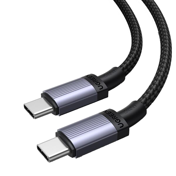 Кабель зарядний Ugreen USB Type-C to Type-C PD 240W Fast Charging з E-Marker 1 м Grey (L532) - Фото 1 Кабель зарядний Ugreen USB Type-C to Type-C PD 240W Fast Charging з E-Marker 1 м Grey (L532) - зображення 1