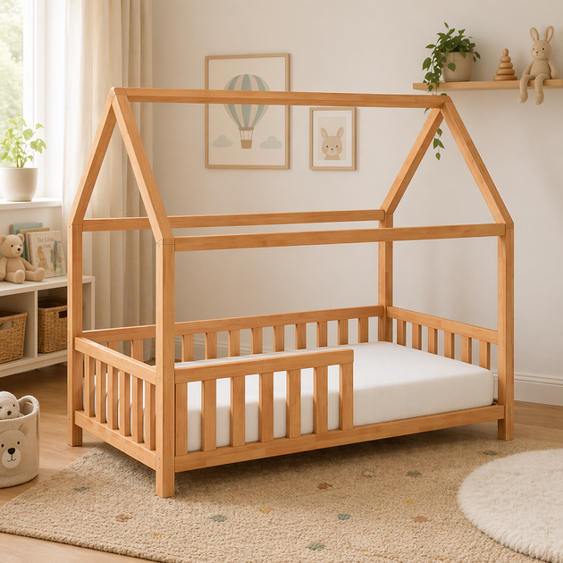Кровать будинок hb02 Mobler 80х190 Бук - зображення 4