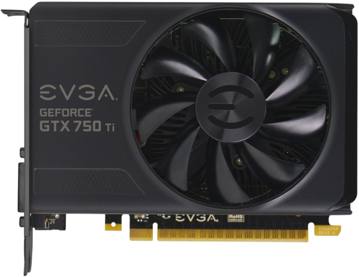 Видеокарта GeForce GTX 750 Ti 2GB EVGA (02G-P4-3751-KR) Б/У - изображение 2