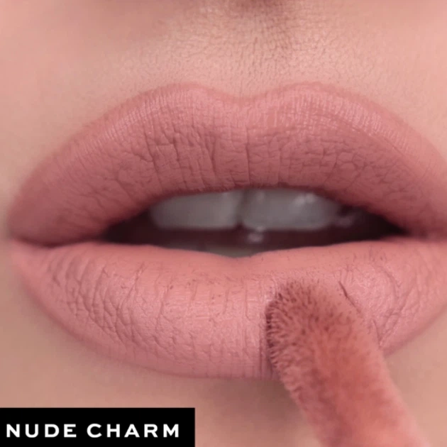 Makeup Revolution Matte Bomb Liquid Lipstick Помада для губ "Nude Charm" - зображення 2