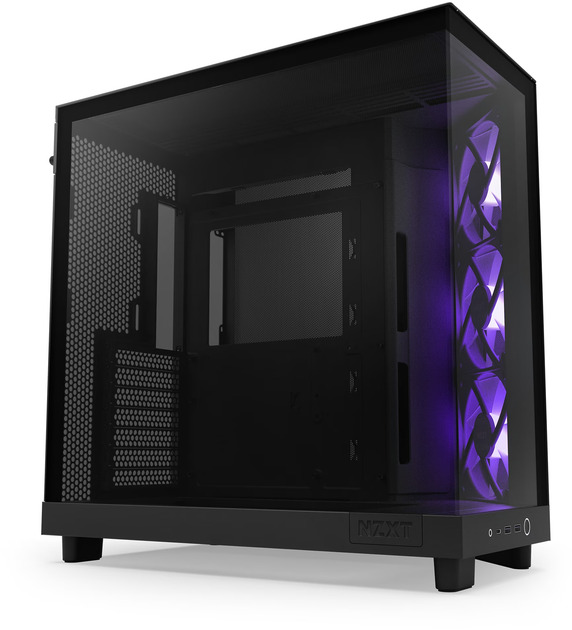 Корпус для ПК NZXT H6 Air Flow RGB Черный (102101200) - Уценка - изображение 4