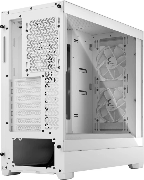 Корпус Fractal Design Pop Air / без БЖ / ATX, mATX, Mini-ITX / Midi-Tower / 3x120mm ARGB / Glass / USB 2.0 / White (101646125) - Уценка - изображение 4