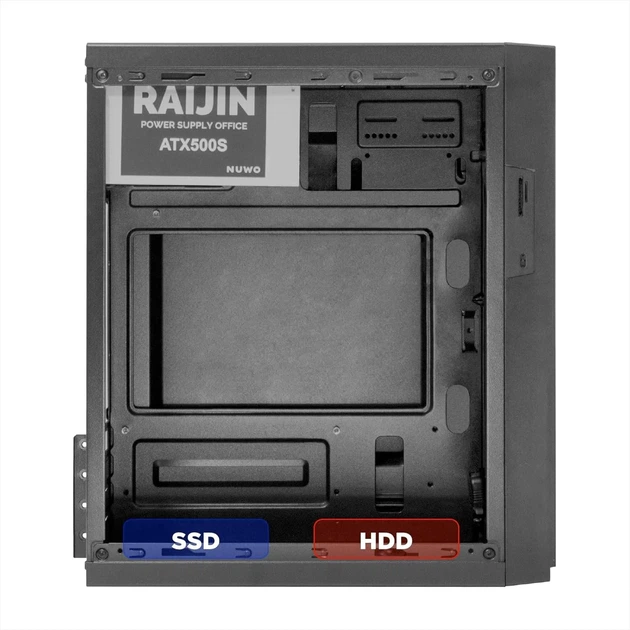 Корпус NUWO Leshi L703 / БП Nuwo 240W / Micro-ATX / 2xUSB 3.0 / 2xUSB 2.0 / Card Reader / Черный (101647102) - Уценка - изображение 5