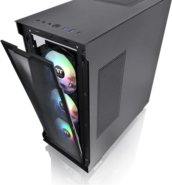 Корпус Thermaltake V350 TG ARGB Air (CA-1S3-00M1WN-03) / без БП / Черный (101632838) - Уценка - изображение 5