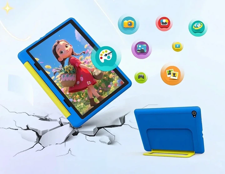 Детский планшет 10.1" Ainmel KT1028 (3+14)/64 ГБ 8 ядер Android 14 5000 mAh Черный (102022883) - Уценка - Фото 4 Детский планшет 10.1" Ainmel KT1028 (3+14)/64 ГБ 8 ядер Android 14 5000 mAh Черный (102022883) - Уценка - изображение 4