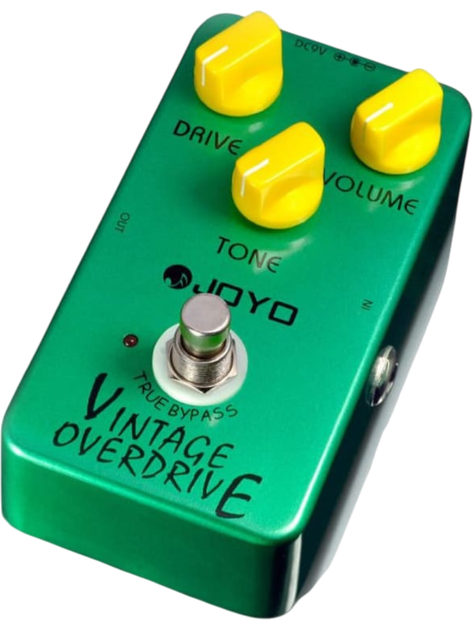 Педаль ефектів Joyo JF-01 Vintage Overdrive - Фото 1 Педаль ефектів Joyo JF-01 Vintage Overdrive - зображення 1