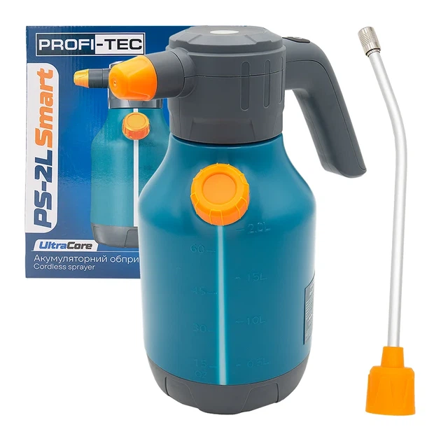 Акумуляторний обприскувач PROFI-TEC PS-2L Smart (3.7 В / 2000 мА·год, зарядний пристрій) - изображение 2