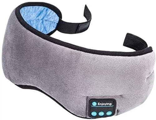 Маска для сна с Bluetooth наушниками беспроводная повязка для отдыха Music Goggles 183 - Фото 1 Маска для сна с Bluetooth наушниками беспроводная повязка для отдыха Music Goggles 183 - изображение 1