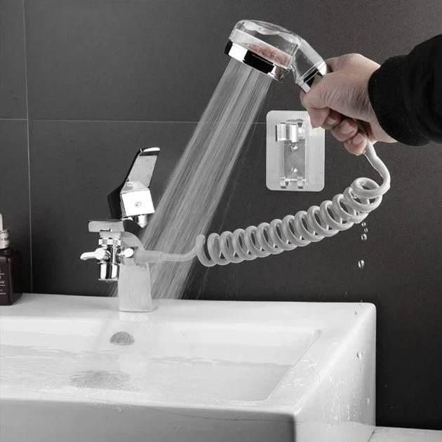 Душевая система на умывальник External Shower с турманиловой насадкой - Фото 2 Душевая система на умывальник External Shower с турманиловой насадкой - изображение 2