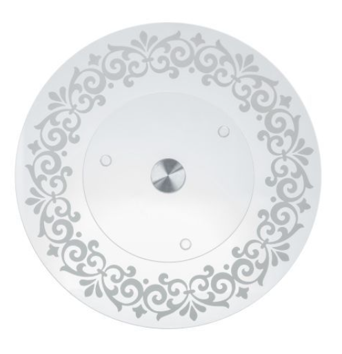 Тортівниця Viva Lace 30см скляна, на ніжці, що крутиться - изображение 2