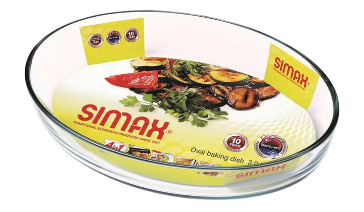 Форма для запікання Simax 7276 4л овальна скляна - зображення 2