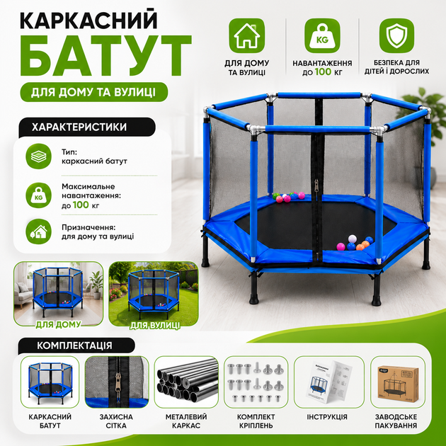 Домашний батут с грузоподъемностью до 100 кг - изображение 6