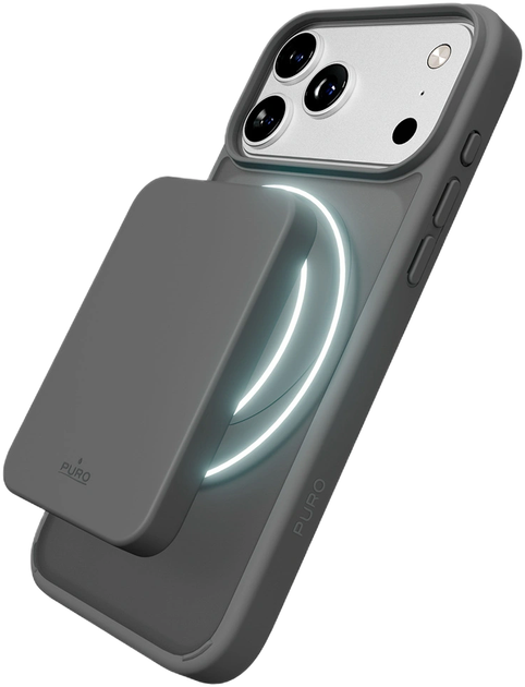 Панель Puro Gradient TPU MagSafe na iPhone 17 Pro Grey (8018417527159) - зображення 2