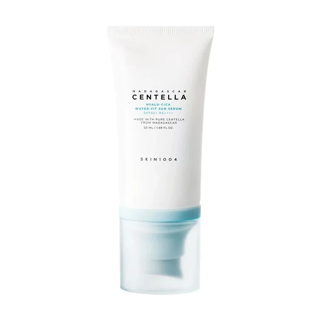 Сонцезахисних сироваток для обличчя Skin1004 Madagascar Centella Hyalu-Cica Water-Fit Sun Serum SPF 50+ PA++++, 50 мл - Фото 1 Сонцезахисних сироваток для обличчя Skin1004 Madagascar Centella Hyalu-Cica Water-Fit Sun Serum SPF 50+ PA++++, 50 мл - зображення 1