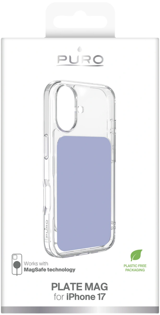 Etui Puro Plate Mag Case do iPhone 17 Purple (8018417538070) - obraz 2
