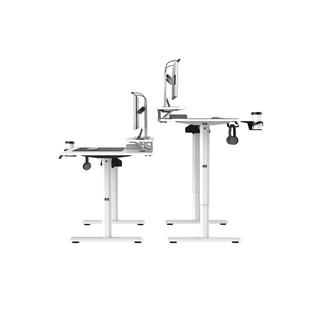 Геймерський ігровий стіл ULTRADESK Highlander XXL White - изображение 4