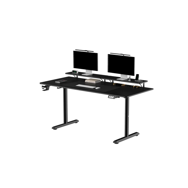 Геймерський ігровий стіл ULTRADESK Highlander XXL Black - изображение 3