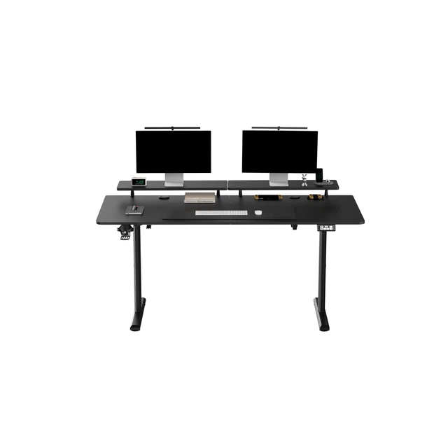 Геймерський ігровий стіл ULTRADESK Highlander XXL Black - изображение 7