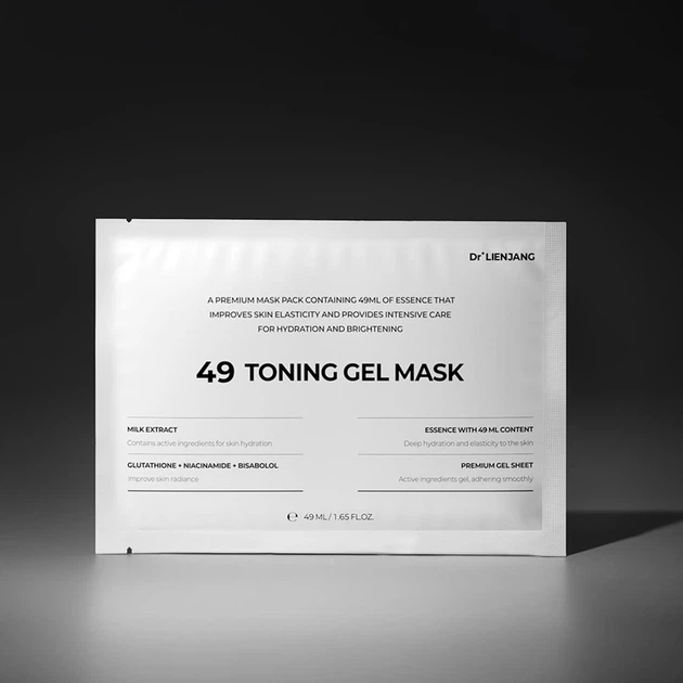Тканевая маска для сияния кожи Dr. Lienjang 49 Toning Gel Mask Set (49 ml) - изображение 3