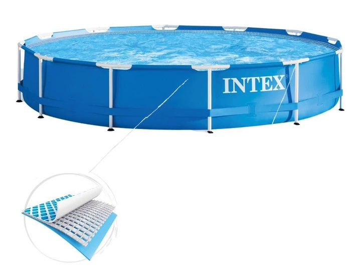 Чаша для круглого каркасного бассейна Intex 28242 Размером 457х122 см - изображение 3
