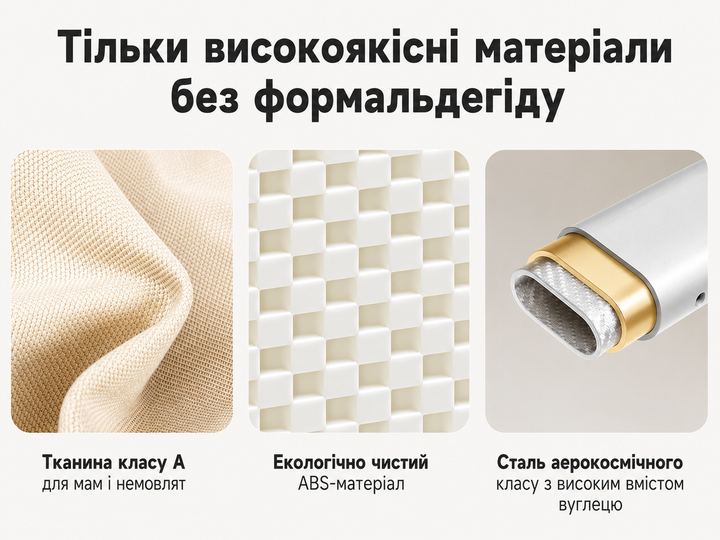 Ліжечко приставне для немовлят Terrio Sunny Beige ліжечко дитяче колиска дитяча колиска ліжечко для новонародженого - зображення 8