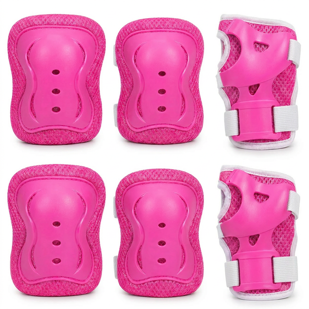 Детские раздвижные ролики с шлемом и защитой SP-Sport Butterfly 916 размер 35-38 Pink - изображение 6