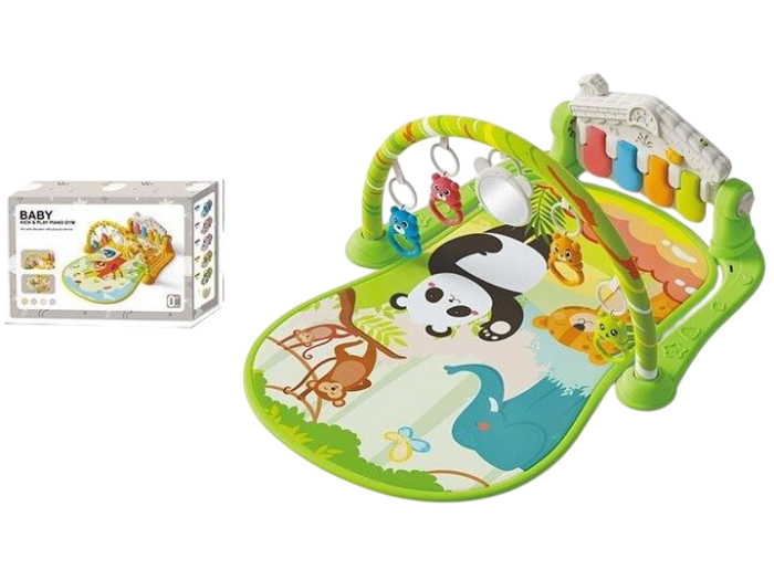 Килимок розвиваючий Тваринки Baby gym, 8614 - Фото 1 Килимок розвиваючий Тваринки Baby gym, 8614 - зображення 1