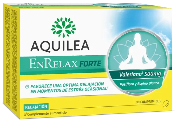 Suplement diety Aquilea EnRelax Forte 30 tabletek (8429603001962) - Zdjęcie 1 Suplement diety Aquilea EnRelax Forte 30 tabletek (8429603001962) - obraz 1