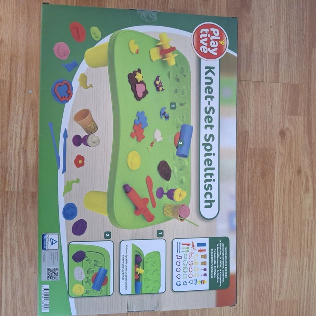 Набір для ліплення Playtive Knet-Set Spieltisch — дитячий столик для пластиліну з аксесуарами - Фото 6 Набір для ліплення Playtive Knet-Set Spieltisch — дитячий столик для пластиліну з аксесуарами - изображение 6