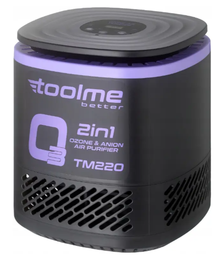 Озонаторы-ионизаторы воздуха Toolme 2в1 60 000 мг/ч 140 Вт Бытовой озонатор и ионизатор Озонаторы - изображение 9