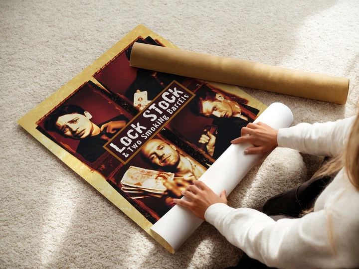 Постер Карты, деньги, два ствола. Lock, stock and two smoking barrels (1998), A3 40×30 см (id3023) - изображение 3