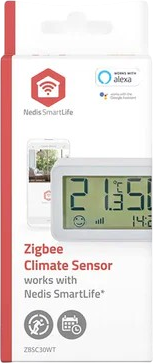 Датчик вологості та температури Nedis SmartLife Zigbee (ZBSC30WT) - Фото 2 Датчик вологості та температури Nedis SmartLife Zigbee (ZBSC30WT) - зображення 2