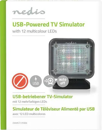 Імітатор телевізора Nedis Black (DUMSTV10BK) - зображення 2