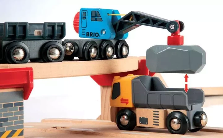 Kolejka Brio Roads & Tracks Stone Loading Set (7312350332100) - obraz 5